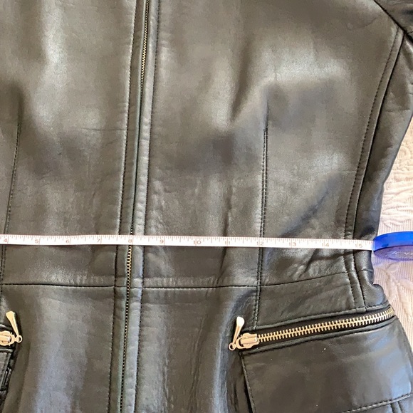 🌼 JONES NEW YORK LEATHER JACKET - Picture 9 of 10